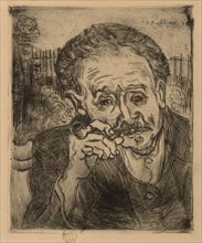 Portrait of Dr. Gachet, 1890. Creator: Vincent van Gogh.