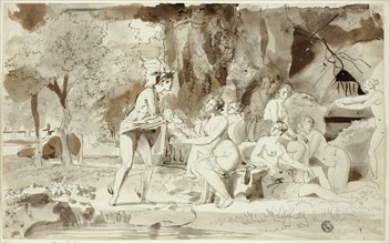 Mercury Bringing Bacchus to be Raised by the Nymphs, n.d. Creator: Juan Cristobal.