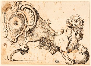 Design for an Andiron, 18th century. Creator: Unknown.
