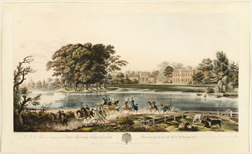 Maison du Duc d'Orléans à Twickenham, published August 1, 1816. Creator: Joseph Constantine Stadler.