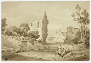 Wenlock Abbey, Sharpshire, n.d. Creator: George Augustus Holmes.