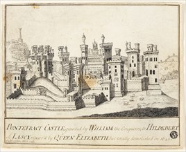 Pontefract Castle, 1774. Creator: J Marsden.