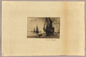 Sketch of a Boat, 1881. Creator: Charles A. Platt.