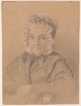 Portrait of Mrs. Jeremiah Chandler, 1847. Creator: Eastman Johnson.