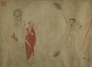 Washing the White Elephant, Ming dynasty (1369-1644), late 16th century. Creator: Unknown.