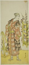 The Actor Matsumoto Koshiro IV as the Plant Seller Awashima no Yonosuke in the Play..., c. 1781. Creator: Katsukawa Shunsen.