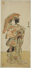 The Actor Nakamura Tomijuro I as the female fox from Mt. Ubagadake in the play..., c. 1777. Creator: Shunsho.