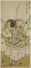 The Actor Ichikawa Danzo IV as Taira no Tomomori in the Play Yoshitsune Sembon-zakura..., c. 1777. Creator: Shunsho.