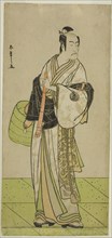 The Actor Ichikawa Ebizo as Kudo Suketsune Disguised as a Komuso in the Play Waka..., c. 1792. Creator: Shunsho.