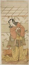 The Actor Ichikawa Danjuro V as Ashiya Doman in the Play Kikyo-zome Onna Urakata..., c. 1776. Creator: Shunsho.