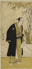 The Actor Otani Tomoemon I as Kajino Choan (?) in the Play Hono Nitta Daimyojin (?)..., c. 1777. Creator: Shunsho.
