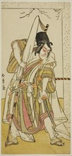 The Actor Ichikawa Ebizo III as Matsuo-maru in the Play Sugawara Denju Tenarai Kagami..., c. 1776. Creator: Shunsho.