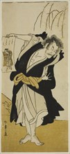 The Actor Otani Hiroemon III as the Renegade Monk Dainichibo in the Play Tsukisenu..., c. 1777. Creator: Shunsho.
