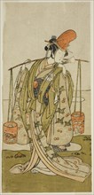 The Actor Segawa Kitsuji III as Murasame in the Play Gohiiki Kanjincho, Performed..., c. 1773. Creator: Shunsho.