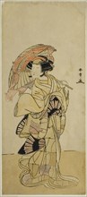 The Actor Nakamura Tomijuro I as a Female Fox from Mt. Ubagadake in the Play Chigo..., c. 1777. Creator: Shunsho.