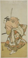 The Actor Nakamura Nakazo I as Chinzei Hachiro Tametomo in the Play Hana-zumo Genji..., c. 1775. Creators: Shunsho, Minamoto no Tametomo.