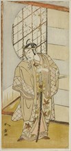 The Actor Matsumoto Koshiro IV as Matsuo-maru in the Play Sugawara Denju Tenarai..., c. 1773. Creator: Shunsho.