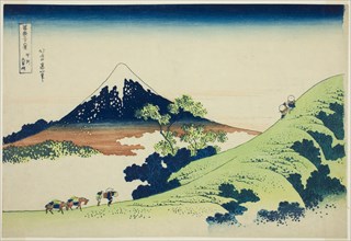 Inume Pass in Kai Province (Koshu Inume-toge), from the series "Thirty-six Views of..., c. 1830/33. Creator: Hokusai.