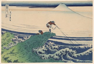 Kajikazawa in Kai Province (Koshu Kajikazawa), from the series "Thirty-six Views of..., c. 1830/33. Creator: Hokusai.