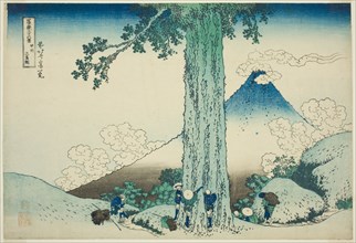 Mishima Pass in Kai Province (Koshu Mishimagoe), from the series "Thirty-six Views of..., c.1830/33. Creator: Hokusai.