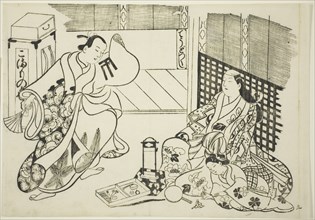 All Kinds of Household Items (Chodo zukushi), from the series "Famous Scenes from..., c. 1705/06. Creator: Okumura Masanobu.
