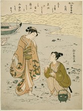 The Third Month (Sangatsu), from the series "Popular Versions of Immortal Poets in Four..., c. 1768. Creator: Suzuki Harunobu.