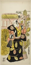 The Actor Sawamura Sojuro I as Ebisu in the play "Suehiro Eho Soga," performed at the..., 1729. Creator: Torii Kiyomasu.