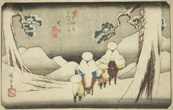 No. 47: Oi, from the series "Sixty-nine Stations of the Kisokaido (Kisokaido rokujukyu...", c1835/38 Creator: Ando Hiroshige.