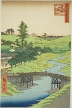 Furukawa River, Hiroo (Hiroo Furukawa), from the series "One Hundred Famous...", 1856. Creator: Ando Hiroshige.