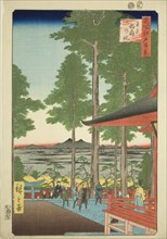 Oji Inari Shrine (Oji Inari no yashiro), from the series “One Hundred Famous Views...”, 1857. Creator: Ando Hiroshige.