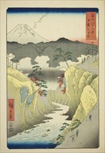 Inume Pass in Kai Province (Kai Inume toge), from the series "Thirty-six Views of...", 1858. Creator: Ando Hiroshige.