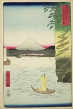 Honmoku in Musashi Province (Musashi Honmoku no hana), from the series "Thirty-six..., 1858. Creator: Ando Hiroshige.