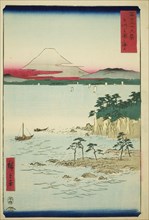 The Sea at Miura in Sagami Province (Soshu Miura no kaijo), from the series "Thirty-six..., 1858. Creator: Ando Hiroshige.