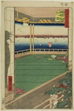 Moon-Viewing Point (Tsuki no misaki), from the series "One Hundred Famous Views of...", 1857. Creator: Ando Hiroshige.