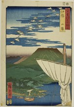 Iyo Province: Saijo (Iyo, Saijo), from the series "Famous Places in the Sixty Provinces..., 1855. Creator: Ando Hiroshige.