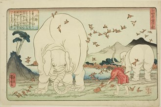 Dashun (Taishun), from the series "Twenty-four Paragons of Filial Piety as a Mirror for..., c. 1843. Creator: Utagawa Kuniyoshi.