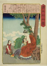 Madame Tang (To Fujin), from the series "Twenty-four Paragons of Filial Piety in China..., c1848/50. Creator: Utagawa Kuniyoshi.