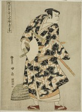 Tachibanaya: Ichikawa Yaozo III as Fuwa Banzaemon, from the series "Portraits of Actors..., 1794. Creator: Utagawa Toyokuni I.