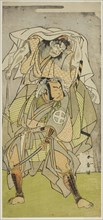 The Actors Otani Hiroji III as Koga Saburo, and Ichimura Uzaemon IX as the Devil of Kog..., c. 1771. Creator: Shunsho.