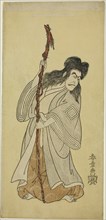The Actor Ichikawa Danjuro IV possibly as Tenjiku Tokubei in the play "Tenjiku Tokubei..., c. 1768. Creator: Shunsho.
