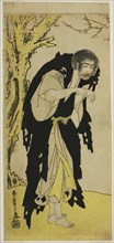 The Actor Ichikawa Monnosuke II as the Renegade Monk Zenjibo Disguised as Dainichibo in..., c. 1789. Creator: Shunsho.