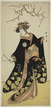 The Actor Segawa Kikunojo III as the Spirit of Joro-gumo (Harlot Spider) Disguised as..., c. 1781. Creator: Shunsho.