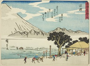 Numazu, from the series "Fifty-three Stations of the Tokaido (Tokaido gojusan tsugi)..., c. 1837/42. Creator: Ando Hiroshige.