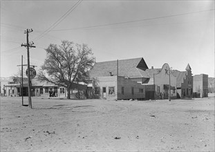 Main street and town center, Escalante, Utah, 1936. Creator: Dorothea Lange.