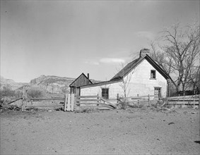Mormon village home, Escalante, Utah, 1936. Creator: Dorothea Lange.