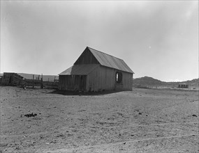 Typical barn on the edge of town, Escalante, Utah, 1936. Creator: Dorothea Lange.