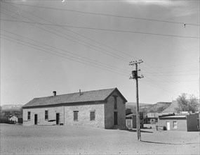 High school in Escalante, Utah, 1936. Creator: Dorothea Lange.
