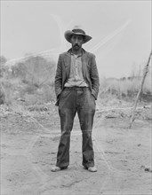 Mexican field worker, father of six, Imperial Valley, Riverside County, California, 1935. Creator: Dorothea Lange.