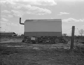 Dust bowl refugees living in camps in California, 1936. Creator: Dorothea Lange.