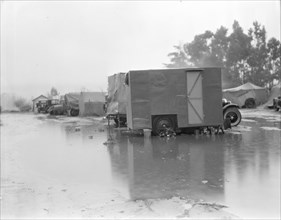 California migrant camp, 1936. Creator: Dorothea Lange.